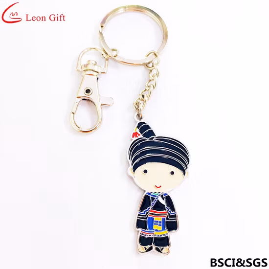 Manufacturers Custom Key Chain Accessories Cartoon Animation PVC Leather Acrylic Fashion Handbag Decorative Metal Keychain