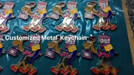 Manufacturers Custom Key Chain Accessories Cartoon Animation PVC Leather Acrylic Fashion Handbag Decorative Metal Keychain