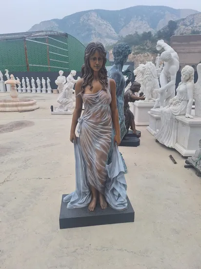 Garden Life Size Lost Wax Casting Bronze Children Playing Bronze Figure Chidlren Statue