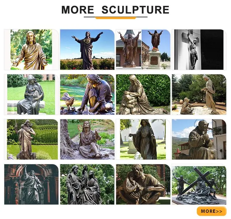 Customized Life-Size Bronze Rodin Sculpture for Outdoor Decor
