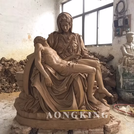 Grande figura religiosa da esterno, Sacro Cuore di Gesù, scultura in bronzo