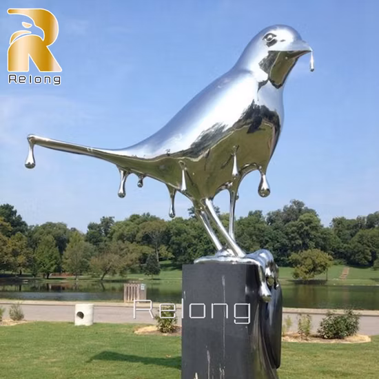 Statua gigante di farfalla animale da matrimonio all'aperto in acciaio inossidabile su misura
